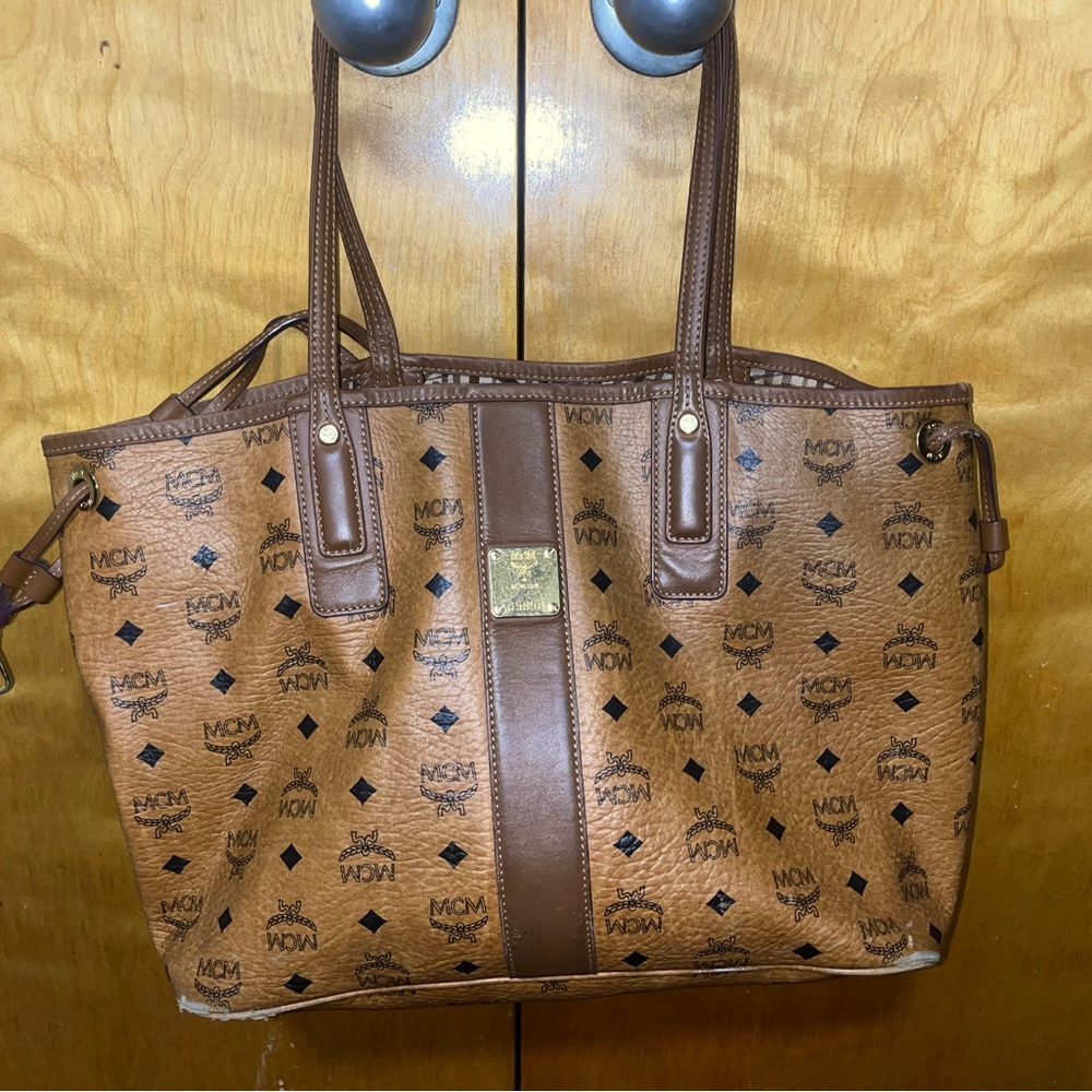 MCM tote bag in tan